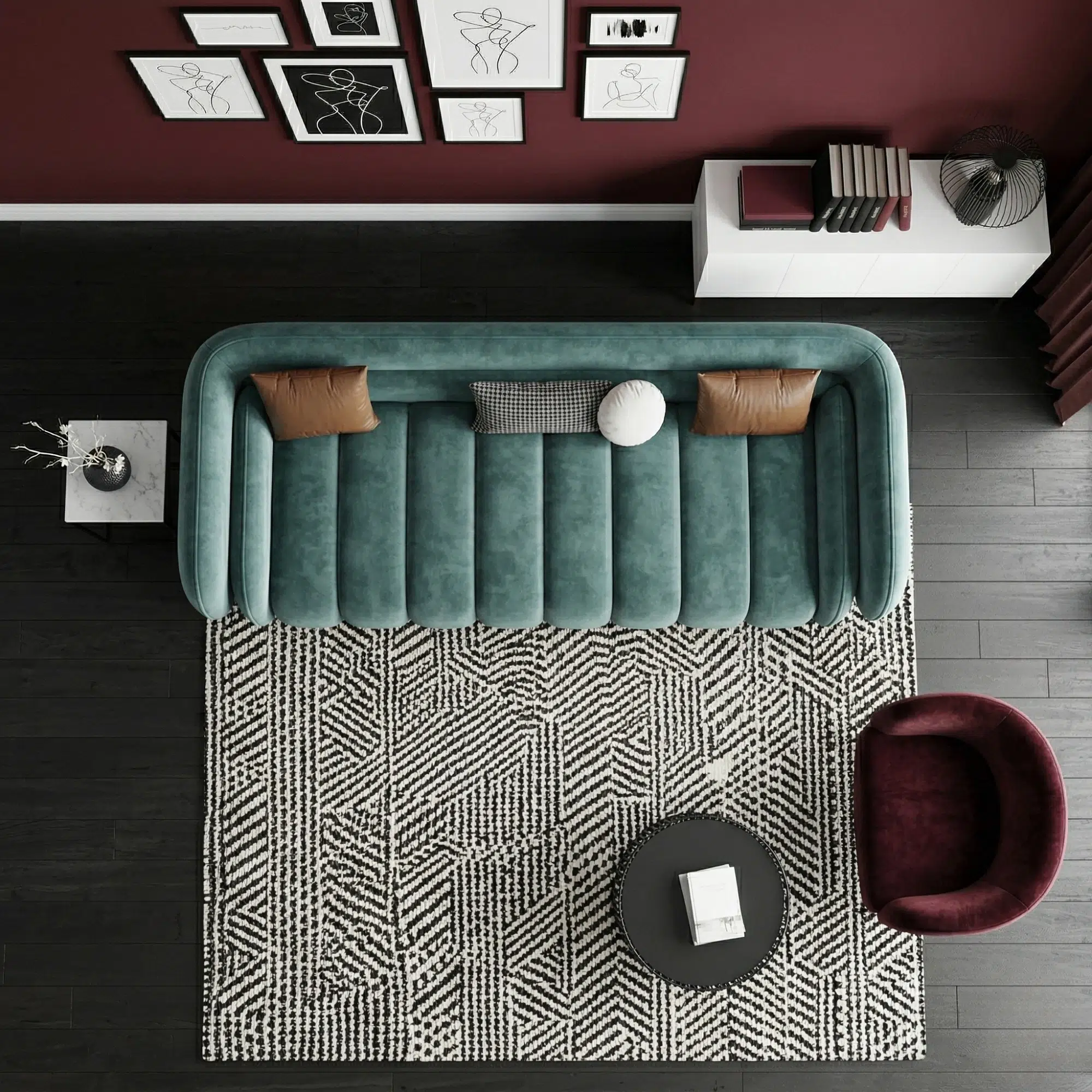 Modern 3 Seater Sofa