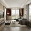 Modern L Shape Sofa with Free Coffee Table