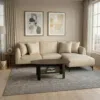 Modern Corner Sofa with Free Coffee Table