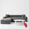 Modern L Shape Sofa with Free Coffee Table