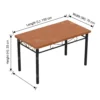 Savoy Wooden Steel Dining Table Set