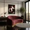 Curved 2 Seater Chaise Lounge