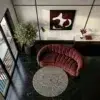 Curved 2 Seater Chaise Lounge
