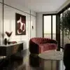 Curved 2 Seater Chaise Lounge