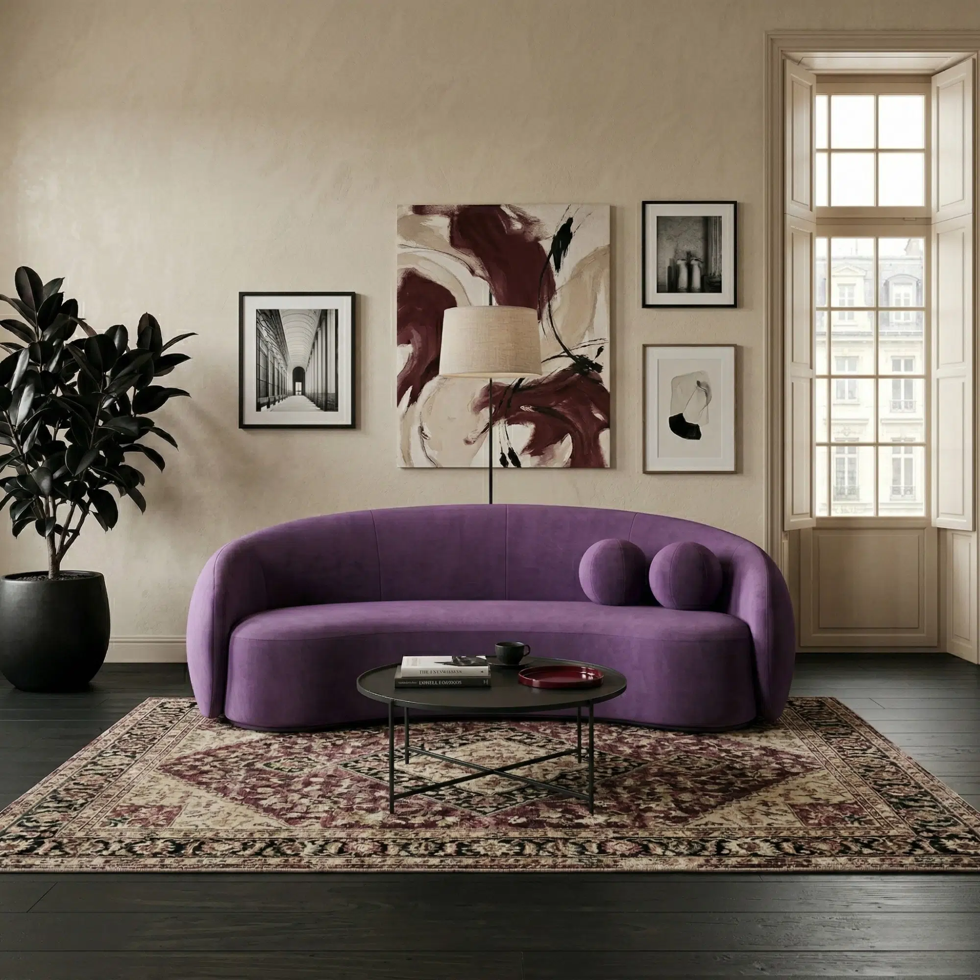 Curved Corner Sofa