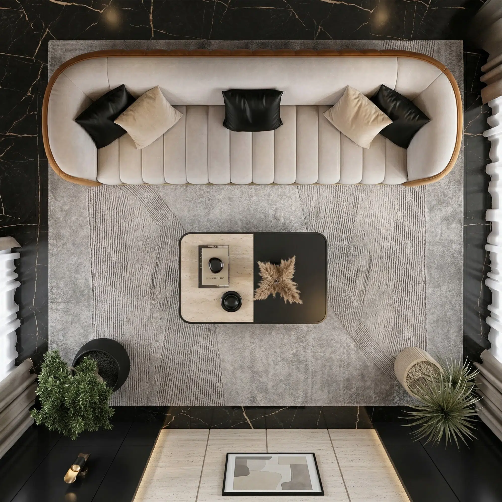 Channel Tufted Sofa