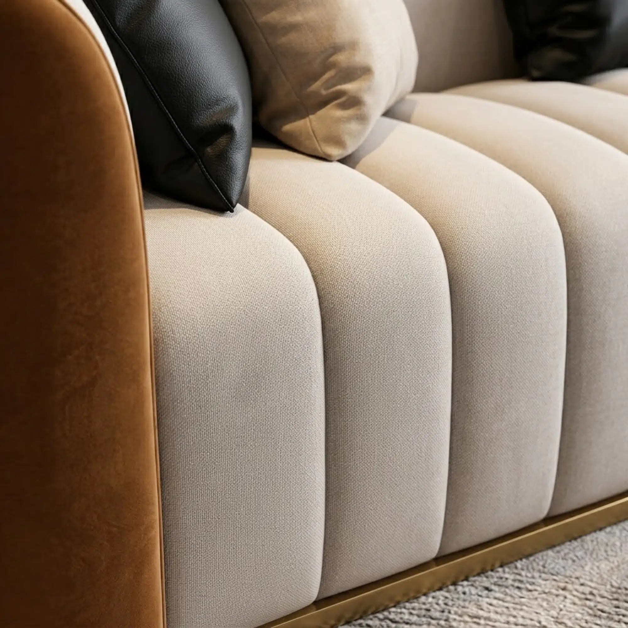 Channel Tufted Sofa