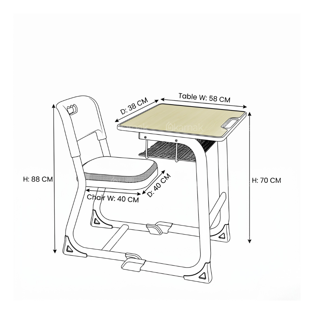 Marama Study Table for Kids