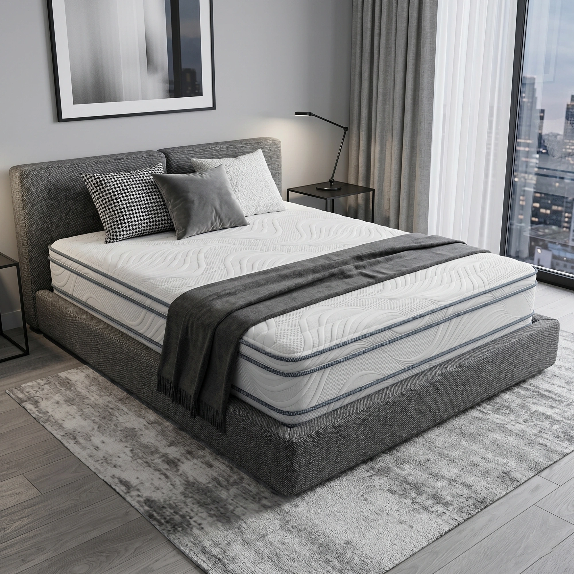 Cloud Euro Top Mattress (5-Zone Pocket Spring & Special 65D Foam) 28cm Thickness – 7 Year Warranty