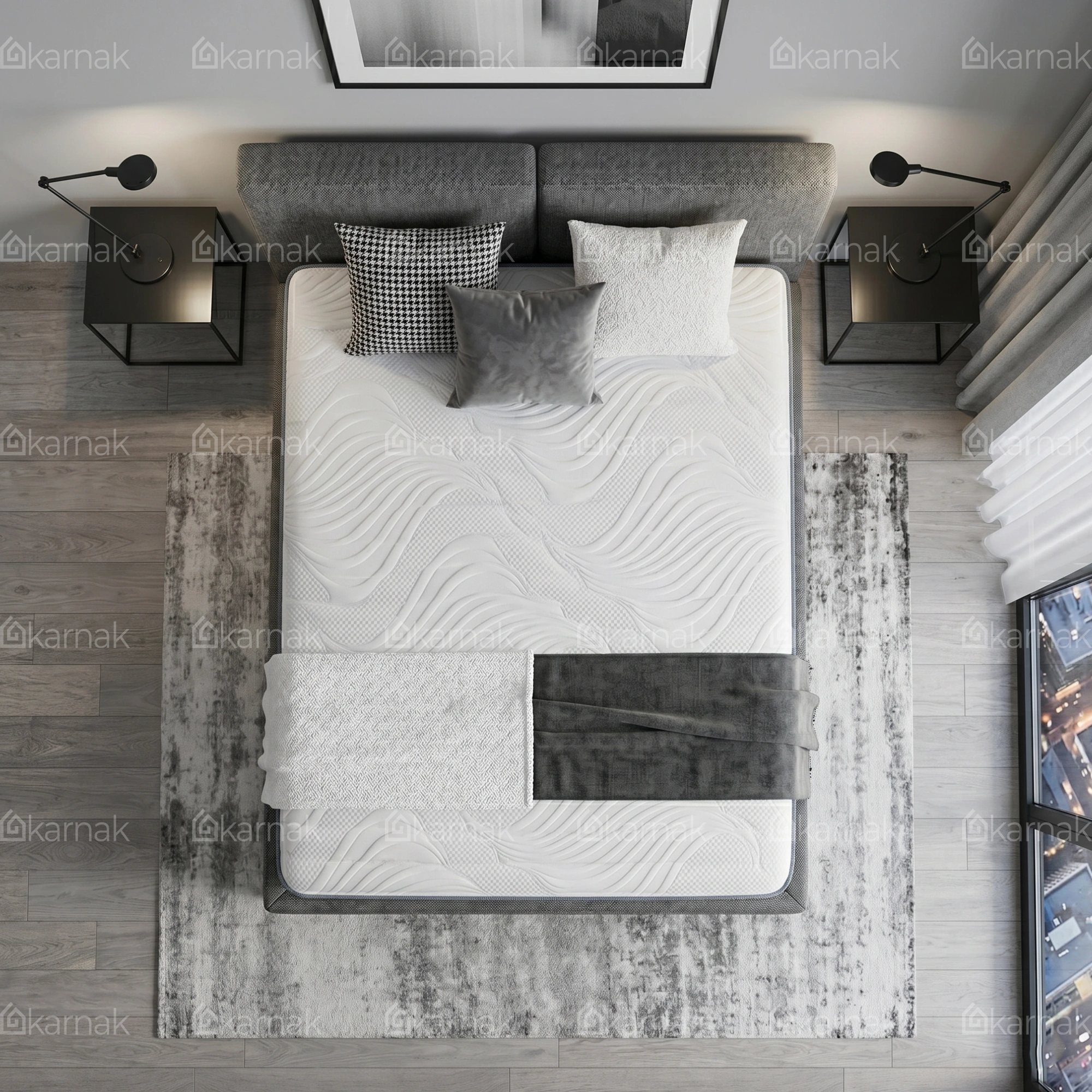 Cloud Euro Top Mattress (5-Zone Pocket Spring & Special 65D Foam) 28cm Thickness – 7 Year Warranty