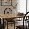 Kalene Marble Dining Table Set