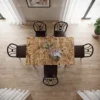 Kalene Marble Dining Table Set