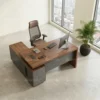 Saydel L Shaped Executive Desk with Drawers