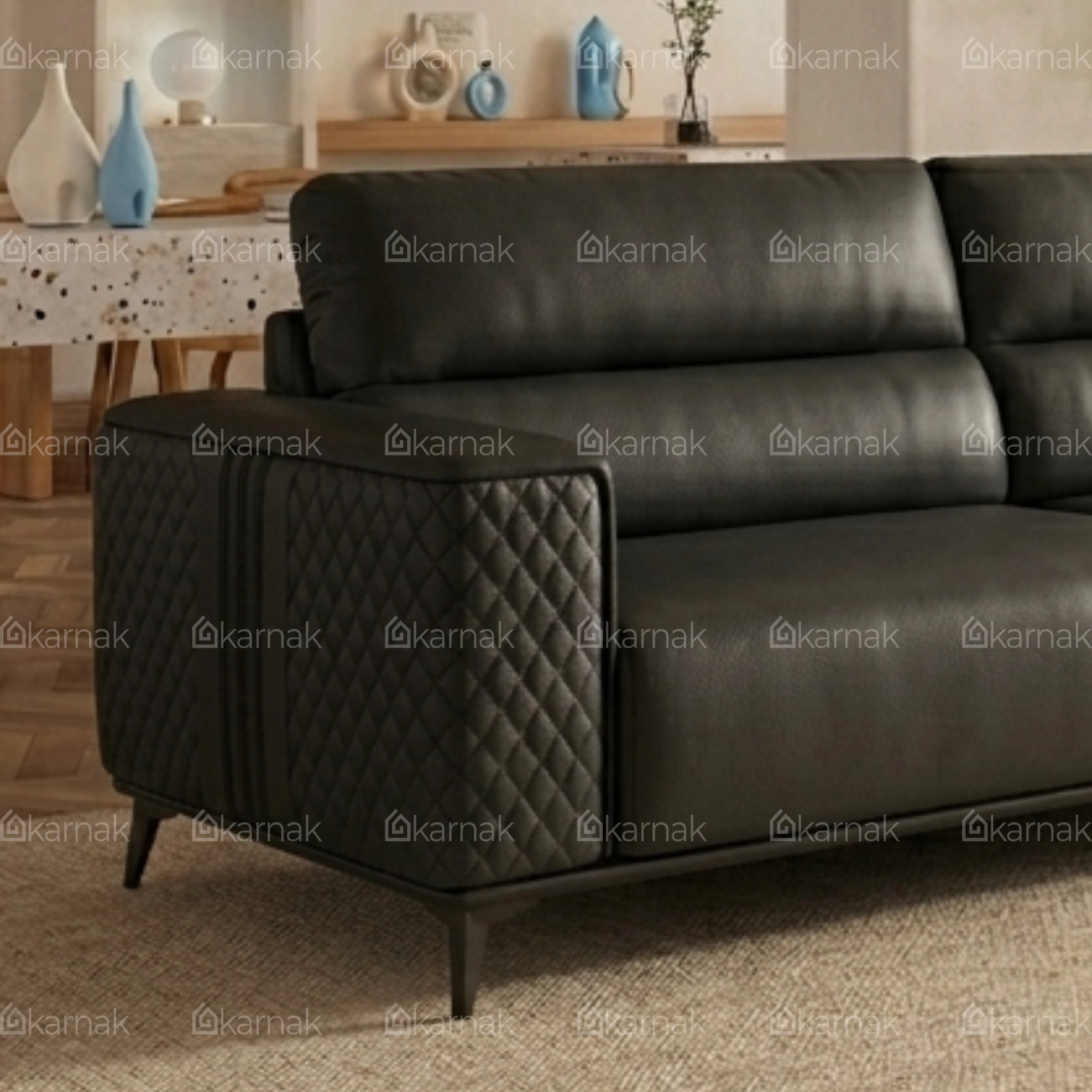 Abdiel Modern 3-Seater Sofa