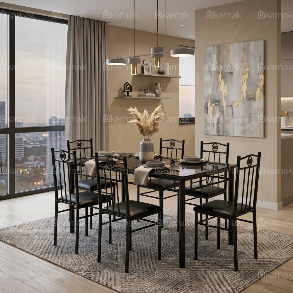 Carter Marble Dining Table Set