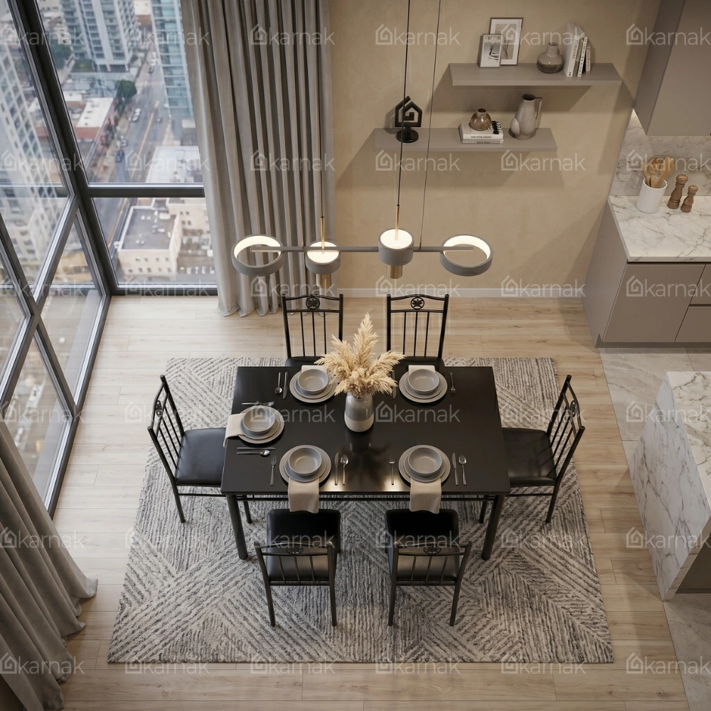 Carter Marble Dining Table Set