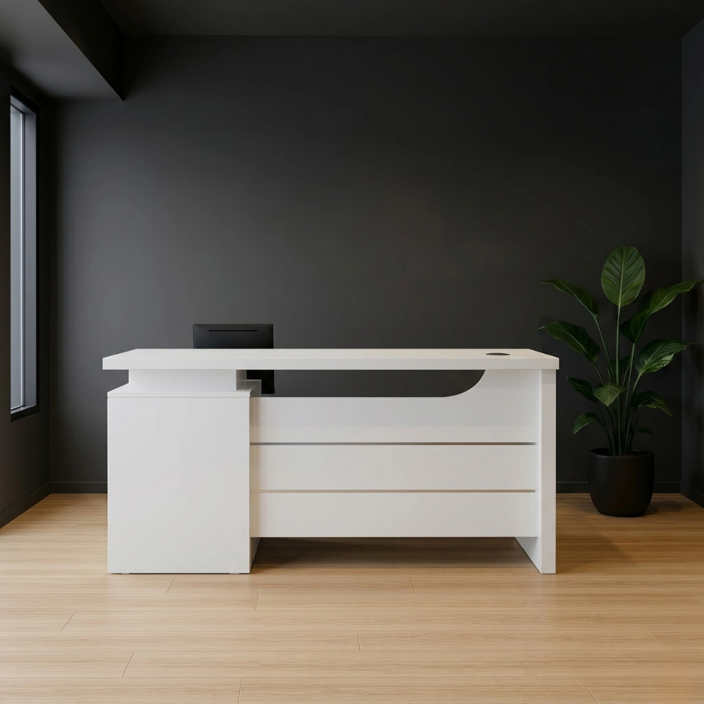 Clanton Office Desk with Drawers