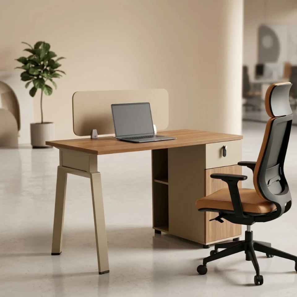 Oswina Single Person Workstation Desk…