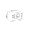 Rigidi Fireproof Digital Safe Box
