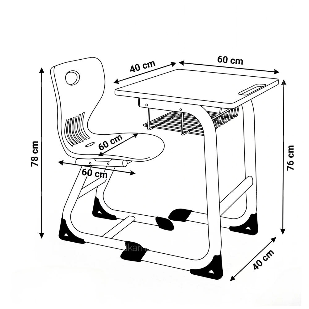 Lollie Study Desk for Kids