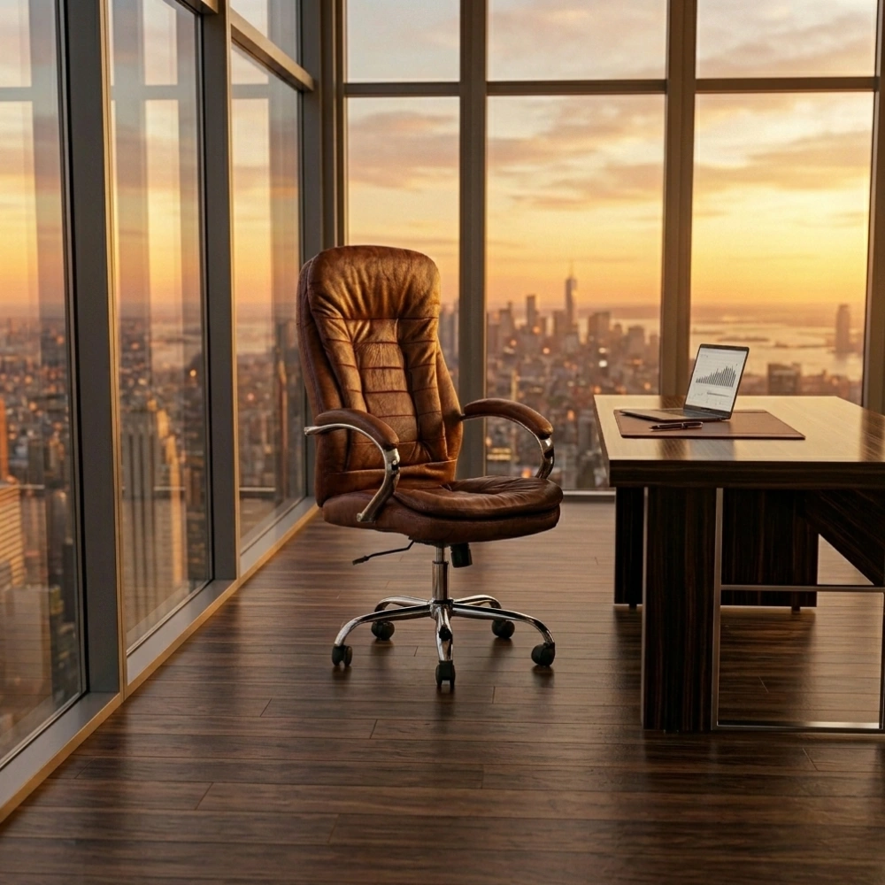 Lucidia Ergonomic Office Leather Chair