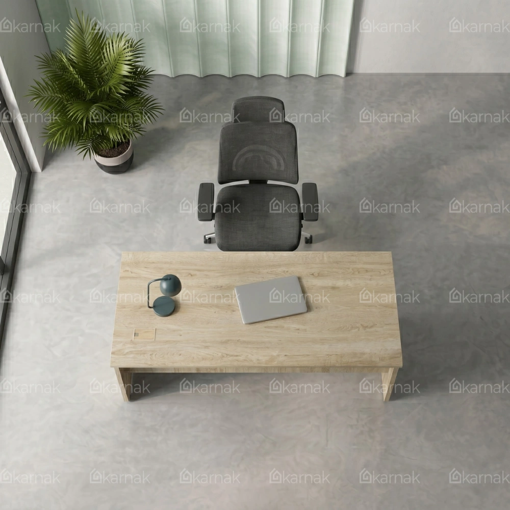 Fiecke Office Desk with Drawers