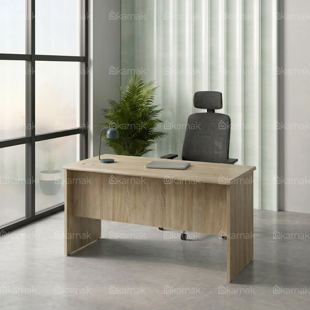 Fiecke Office Desk with Drawers