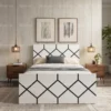 Ackley Wooden Single Bed Frame (White)