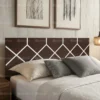Ackley Wooden Single Bed Frame (Brown)