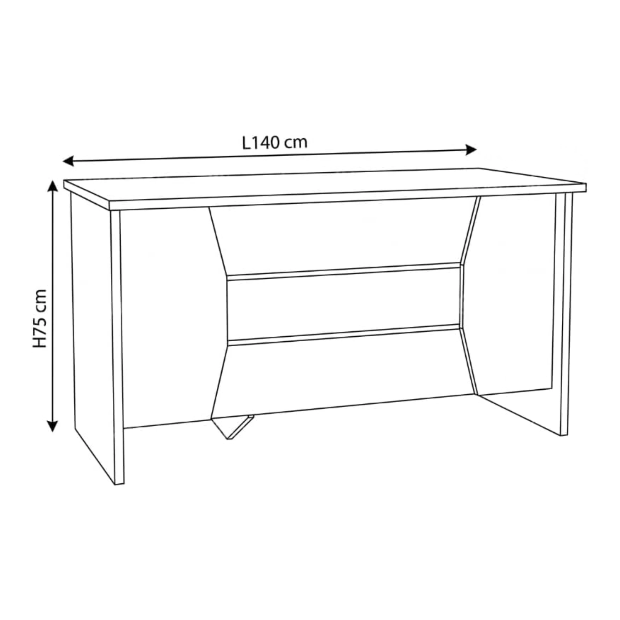 Folina Office Desk 140cm