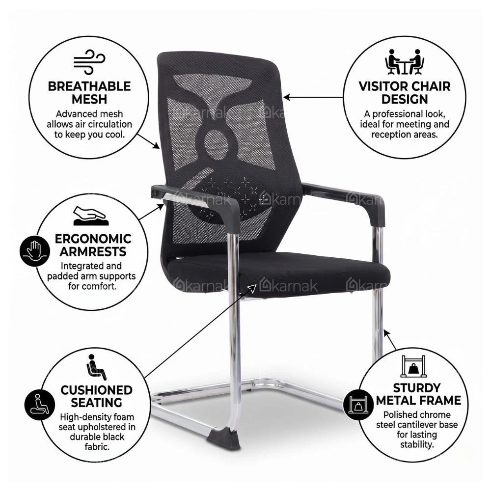 Leif Office Visitor Chair