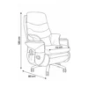 Malaya Electric Boss Chair with Footrest