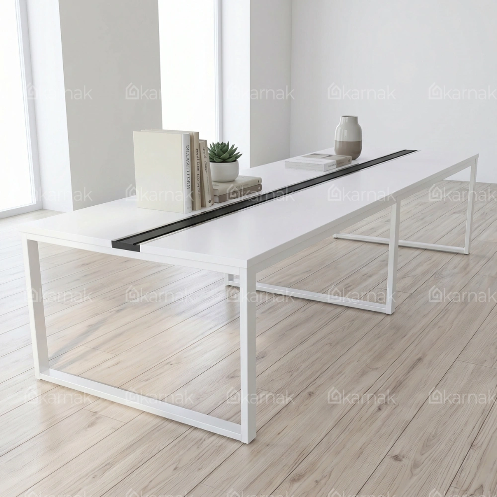 Novario Meeting Table With Metal Legs