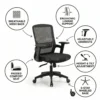 Ergo Medium Back Office Chair