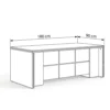 Vivax L-Shaped Executive Table