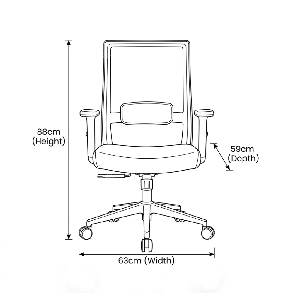 Ergo Medium Back Office Chair