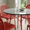 Aljar Dining Set 1+4 – GREY RED