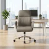 Bryan Medium Back Office Chair – Black & Grey