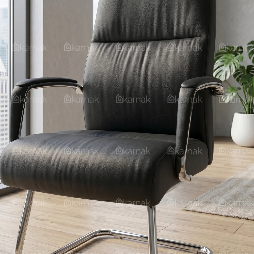 Bryan Visitor Chair – Black & Grey