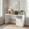 Casalux Office Table With Screen Panel – White