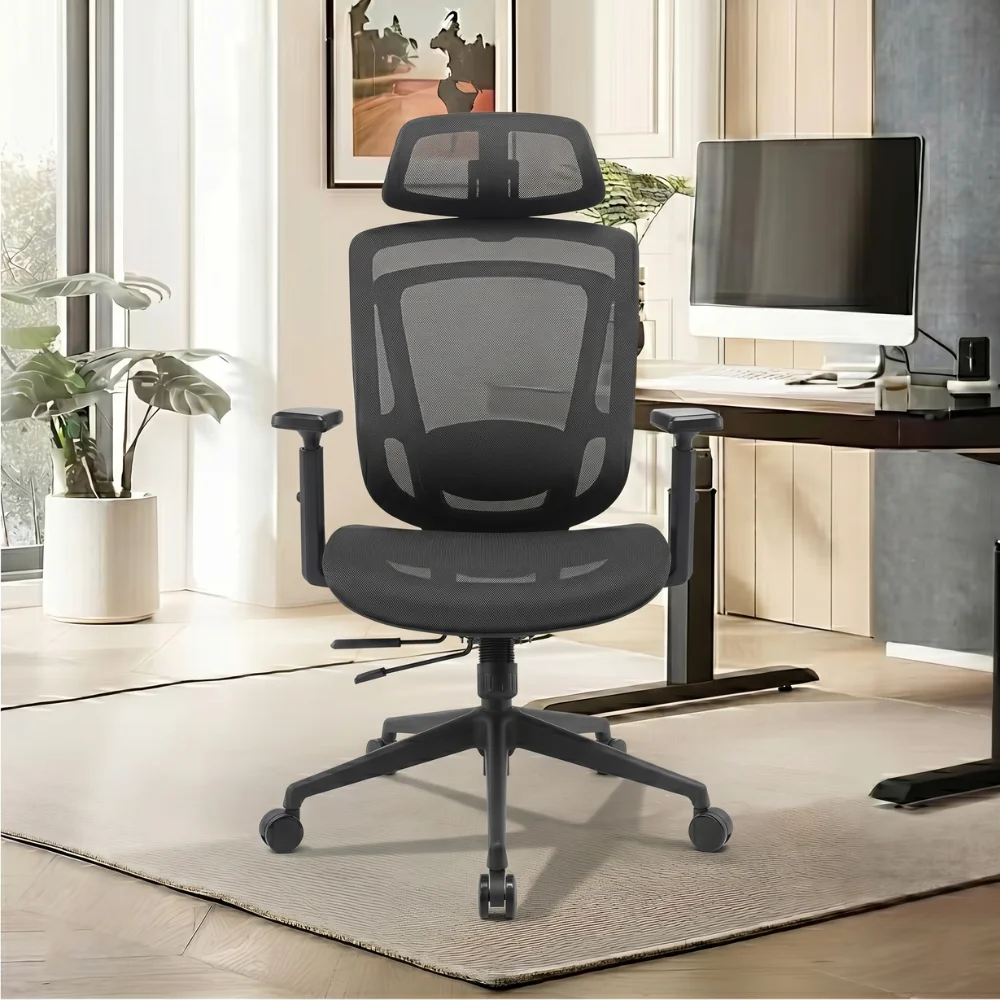 Comfy High Back Office Chair – Black