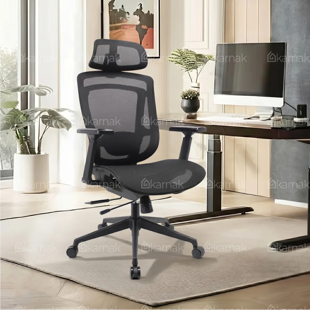 Comfy High Back Office Chair – Black