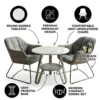 Jai 1+2 Coffee Table Grey