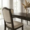Tiber 1+8 Wooden Dining Table – Cherry Brown