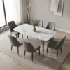 Cashmere 1+6 Dining Set – Grey