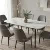 Cashmere 1+6 Dining Set – Grey
