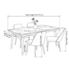 Cllo 1+4 Dining Set – Grey