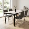 Arctic 1+4 Dining Set – White