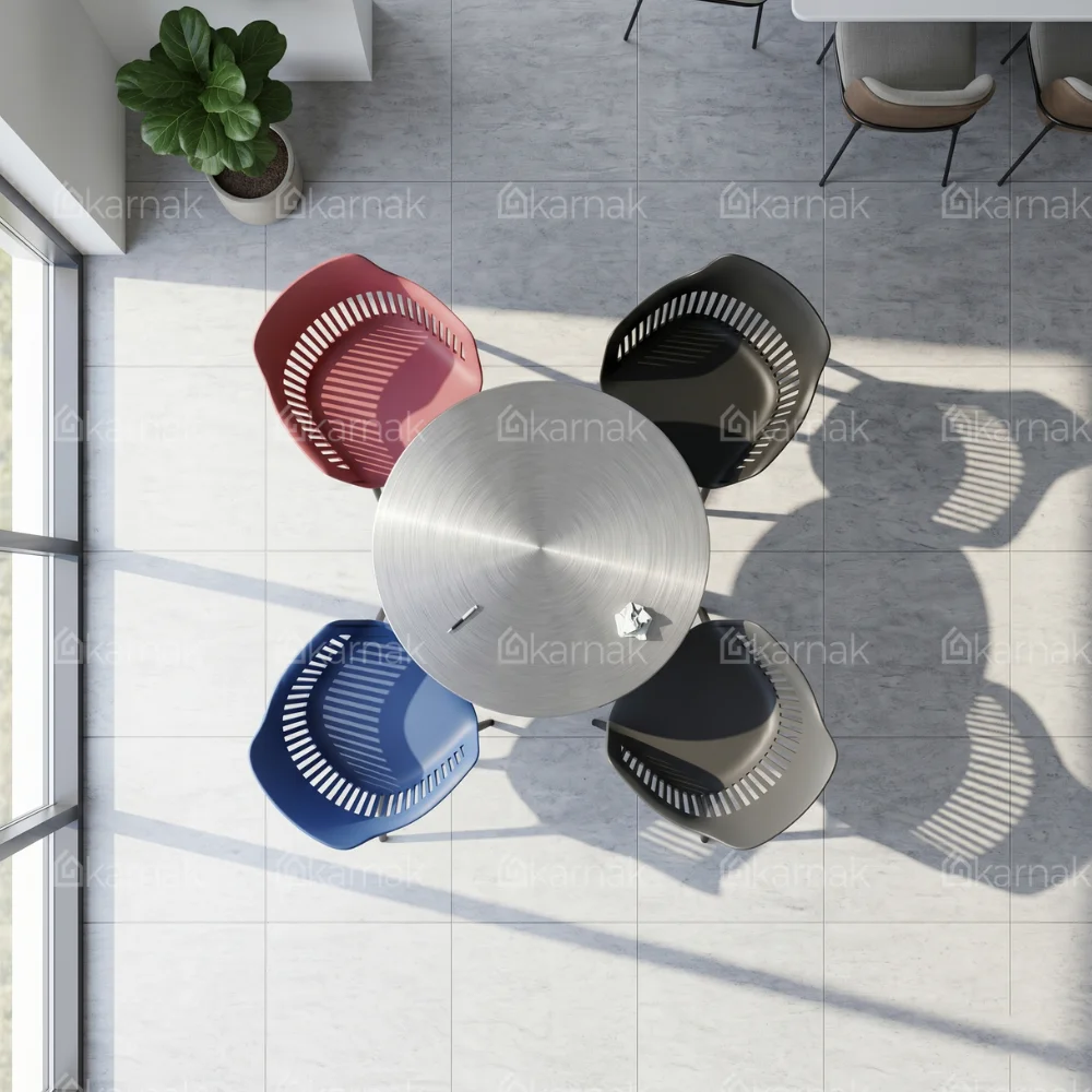 Nadal 1+2 and 1+4 MDF Round Top Dining Set – Olivio
