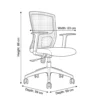 Lotus Medium Back Office Chair